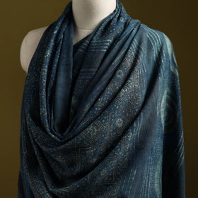 Merino wool natural dyed handwoven hand shawl 10