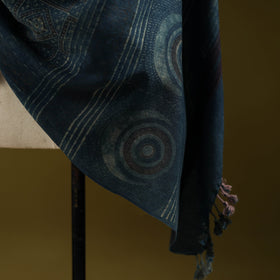 Merino wool natural dyed handwoven hand shawl 10