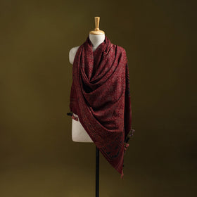 Merino wool natural dyed handwoven hand shawl 11