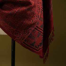 Merino wool natural dyed handwoven hand shawl 15