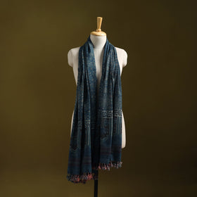 Merino wool natural dyed handwoven hand shawl 16