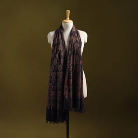 Merino wool natural dyed handwoven hand shawl 19