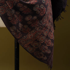 Merino wool natural dyed handwoven hand shawl 19