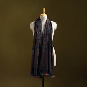 Merino wool natural dyed handwoven hand shawl 20