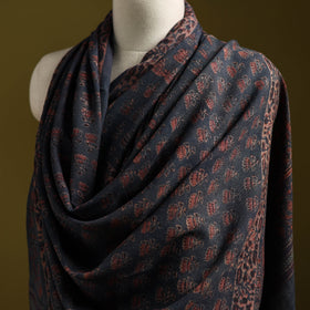Merino wool natural dyed handwoven hand shawl 20