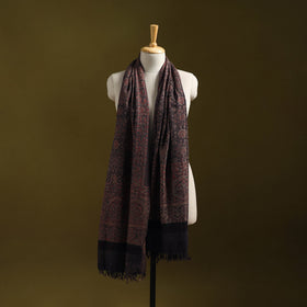 Merino wool natural dyed handwoven hand shawl 22