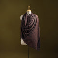 Merino wool natural dyed handwoven hand shawl 22