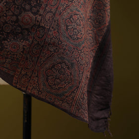 Merino wool natural dyed handwoven hand shawl 22