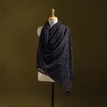 Merino wool natural dyed handwoven hand shawl 24