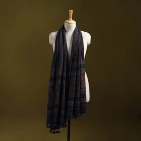 Merino wool natural dyed handwoven hand shawl 25