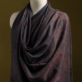 Merino wool natural dyed handwoven hand shawl 26