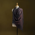 Merino wool natural dyed handwoven hand shawl 26