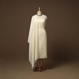 Merino wool plain 3pc unstitched dress material 03