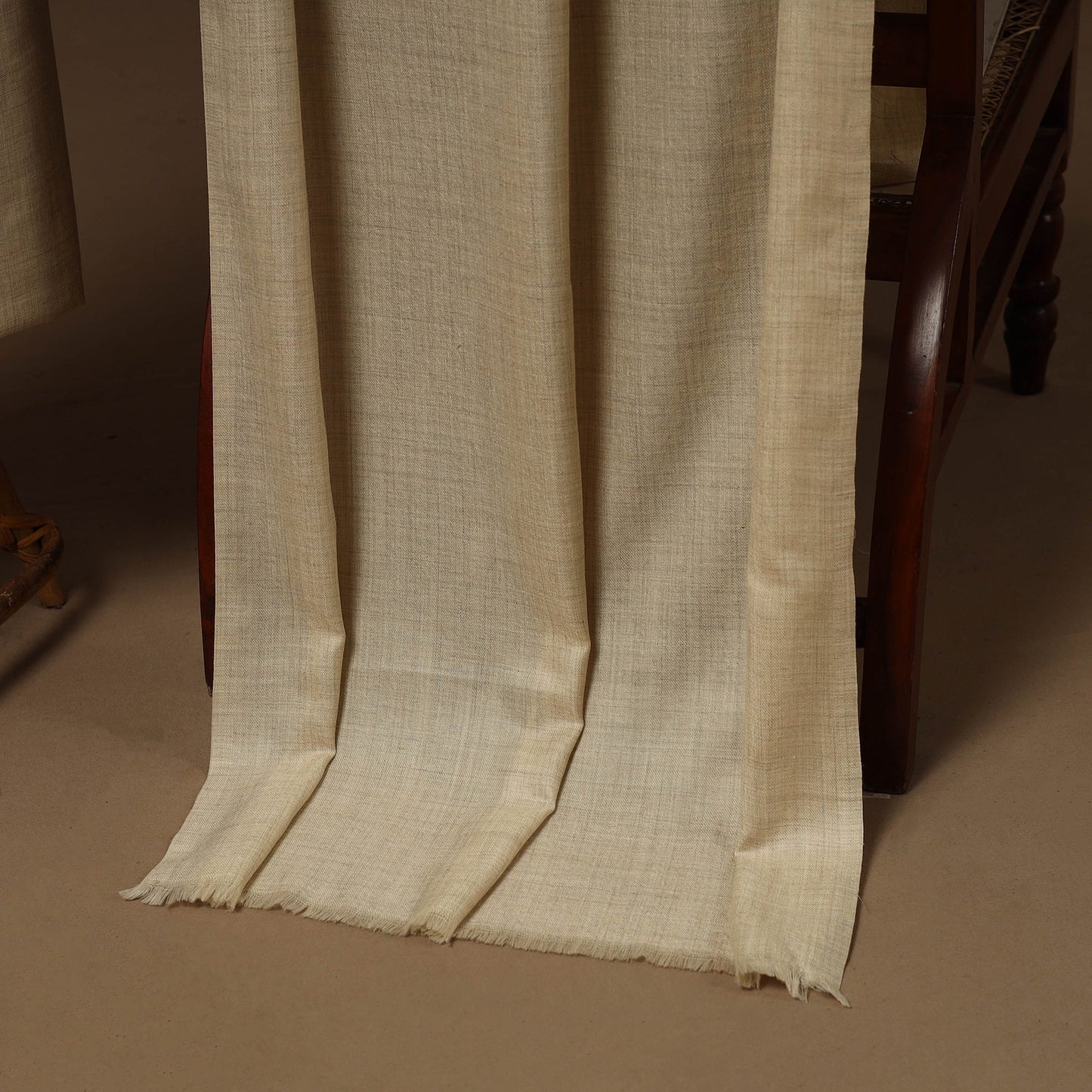 Merino wool plain 3pc unstitched dress material 05