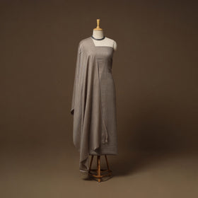 Merino wool plain 3pc unstitched dress material 07