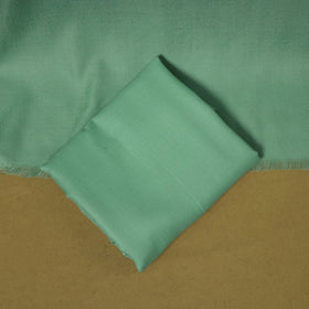 Merino wool plain 3pc unstitched dress material with patch