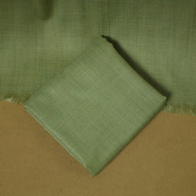 Merino wool plain 3pc unstitched dress material with patch