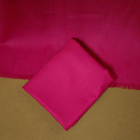 Merino wool plain 3pc unstitched dress material with patch