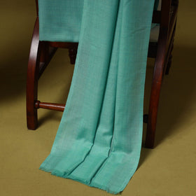 Merino wool plain 3pc unstitched dress material with patch