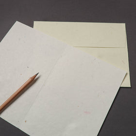 Merry Christmas - Flower Art Handmade Paper Greeting Card 