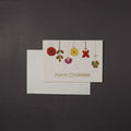 Merry Christmas - Flower Art Handmade Paper Greeting Card 