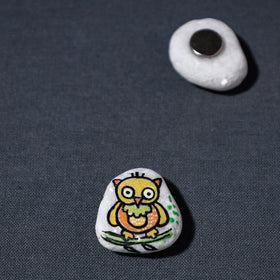  Miniature Handpainted Pebble Magnet Online in India 