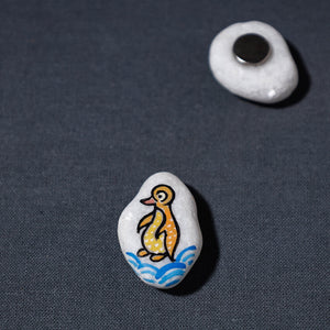  Miniature Handpainted Pebble Magnet Online in India 