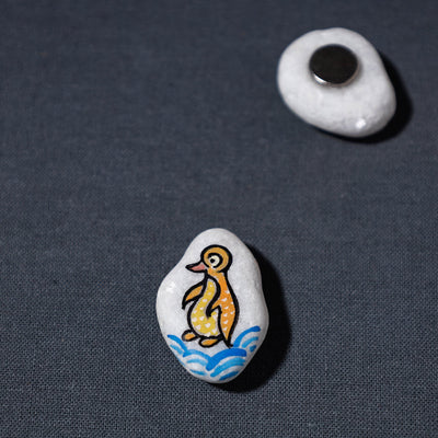  Miniature Handpainted Pebble Magnet Online in India 