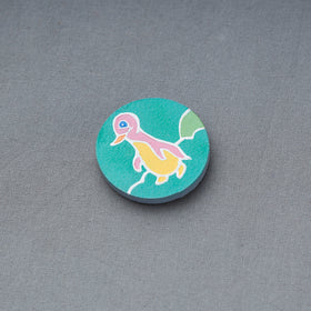  Miniature Handpainted Pine Wood Fridge Magnet 