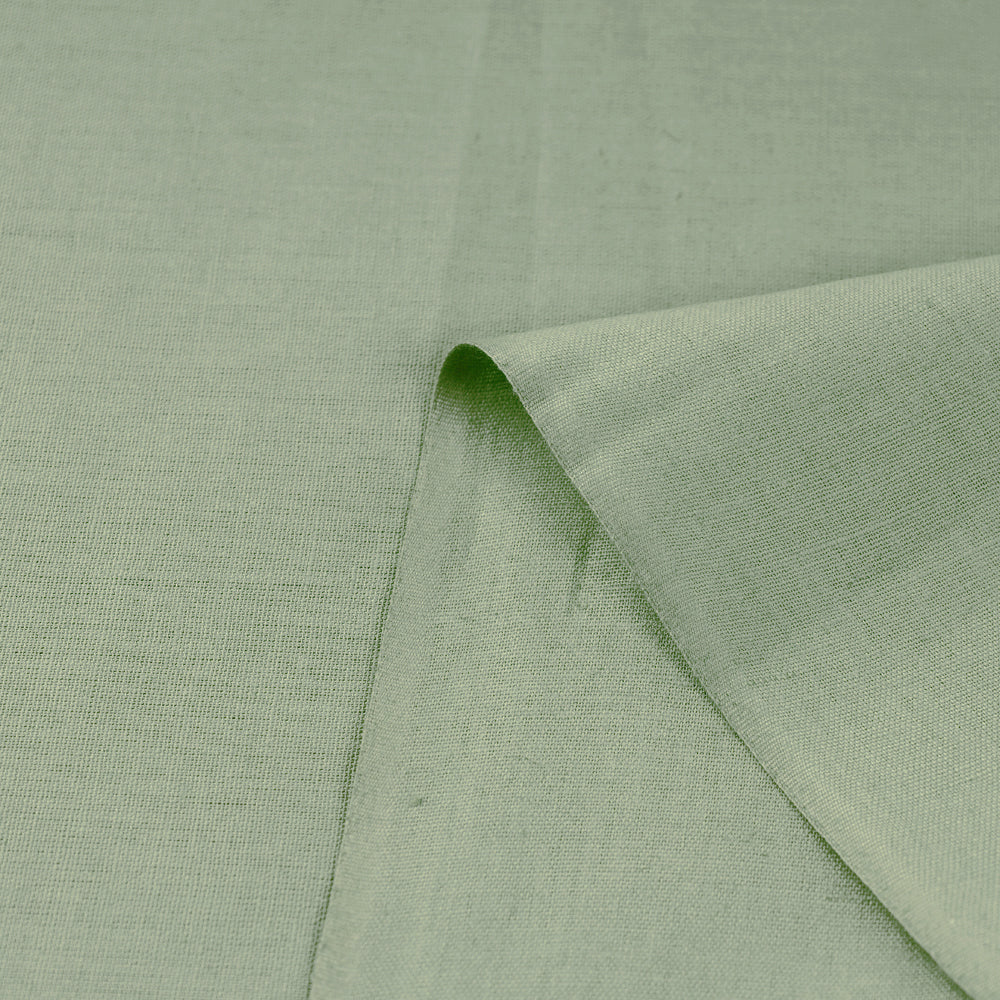  Green Plain Cotton Fabric from Tamil Nadu