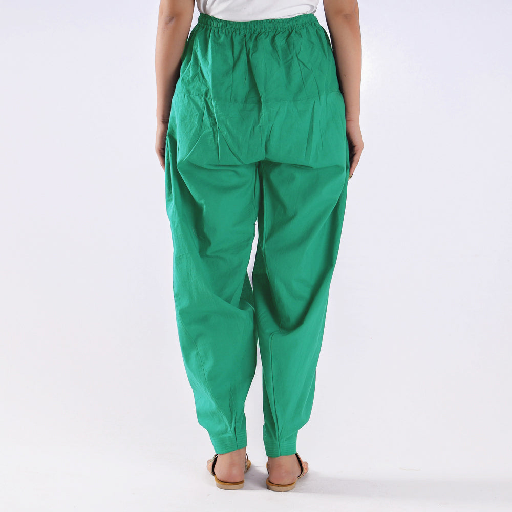  Mint Green Plain Cotton Women Salwar