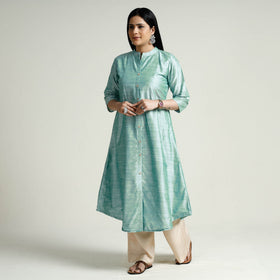 Buy Plain Silk Long Kurta Online at iTokri.com