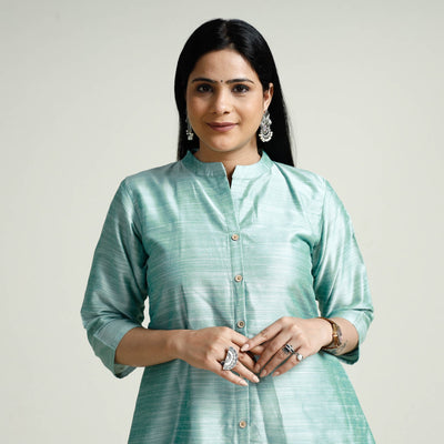 Buy Plain Silk Long Kurta Online at iTokri.com