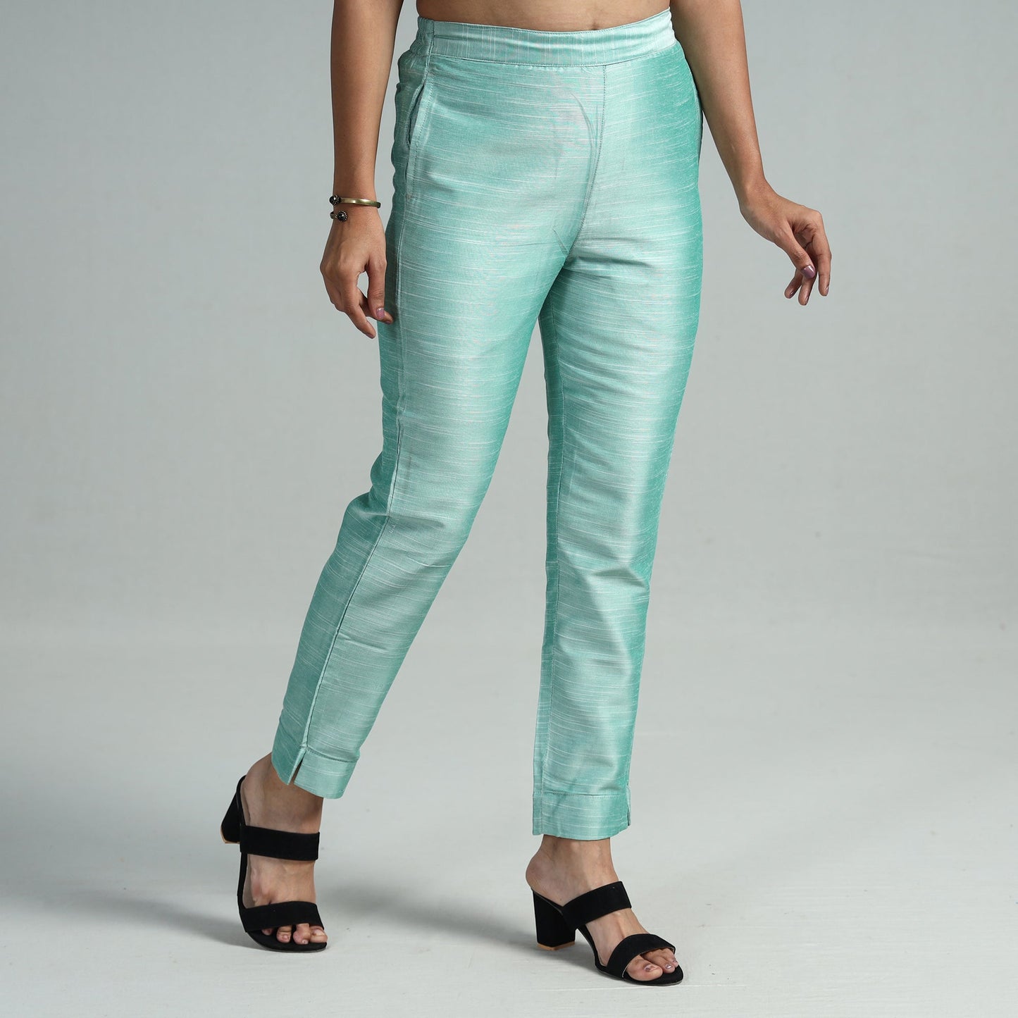  Silk Tapered Casual Pant for Women 04 Online at iTokri.com