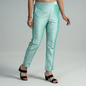  Silk Tapered Casual Pant for Women 04 Online at iTokri.com