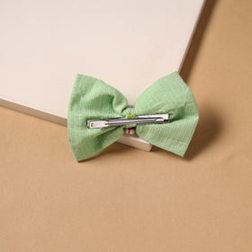 Mirror shell work women’s bow hair clip 09 - handcrafted