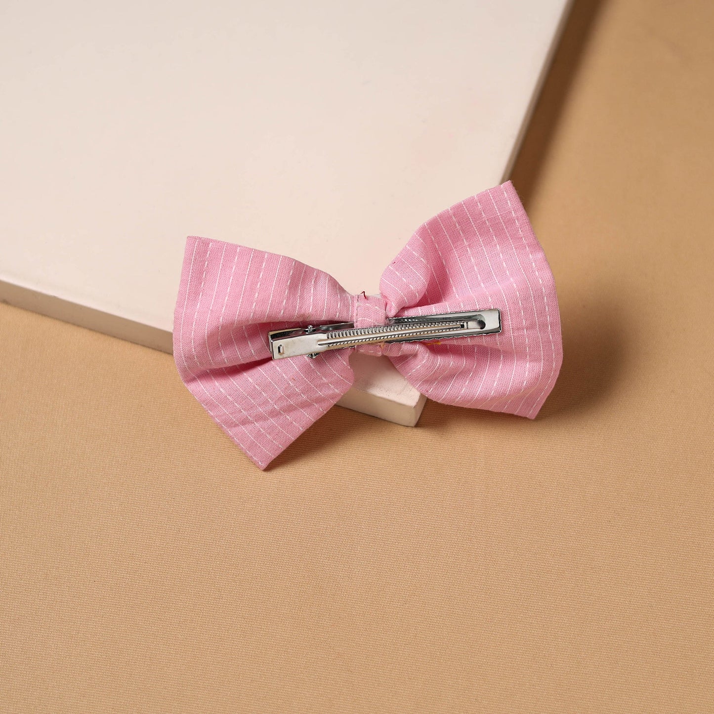 Mirror shell work women’s bow hair clip 17 - handcrafted