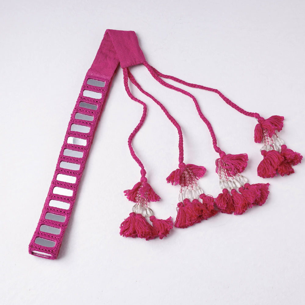  Mirror Work Kutch Embroidery Dori Waist Belt / Kamarbandh 