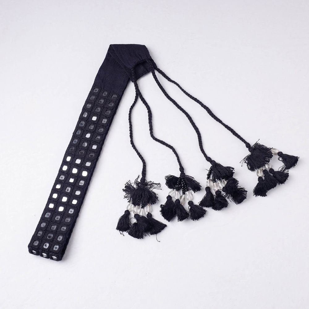  Mirror Work Kutch Embroidery Dori Waist Belt / Kamarbandh 