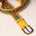  Mirror Work Kutch Embroidery Pure Leather Belt 