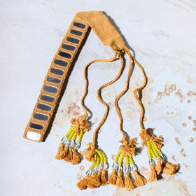  Mirror Work Kutchi Embroidery Fabric Belt 