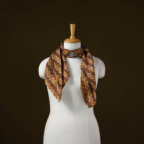 Modal silk pendant necklace scarf 53 - handcrafted