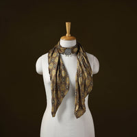 Modal silk pendant necklace scarf 94 - handcrafted