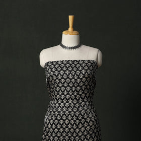 Modal silk hand block bagru print 2pc unstitched dress