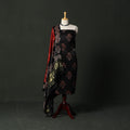 Modal silk hand block bagru print 2pc unstitched dress