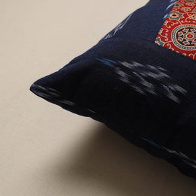 Modal silk patch pochampally ikat cushion cover 11