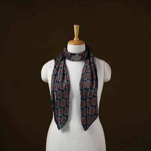 Modal silk pendant necklace scarf 28 - handcrafted