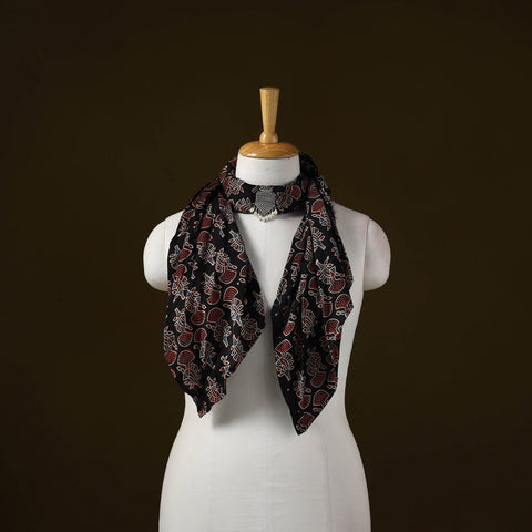 Modal silk pendant necklace scarf 31 - handcrafted