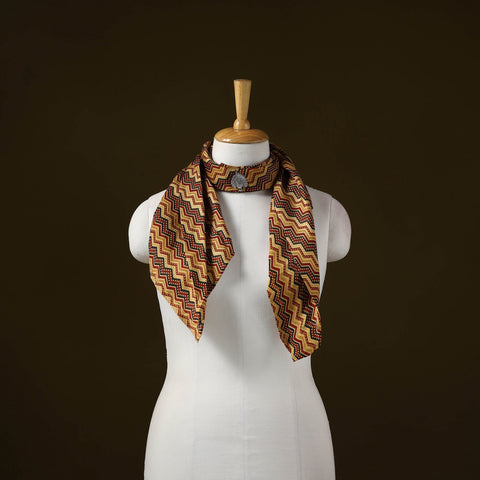 Modal silk pendant necklace scarf 53 - handcrafted