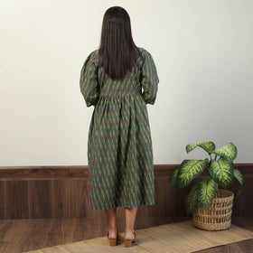  Pochampally Ikat Weave Cotton Dress 10 Online l iTokri.com